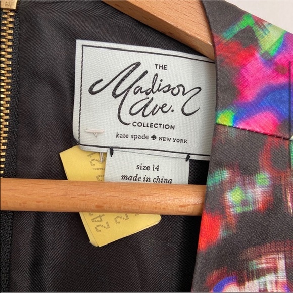 Kate Spade Madison Watercolor Sheath Dress 14 - Picture 6 of 10